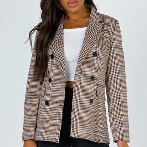 Princess Polly Checkered Jacket